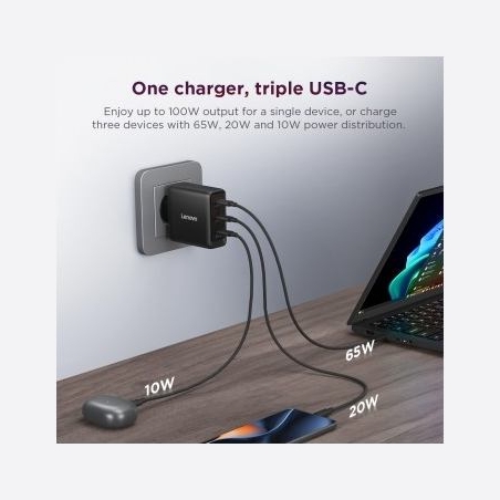 Lenovo MULTI-PORT USB-C 100W GAN CHARGER