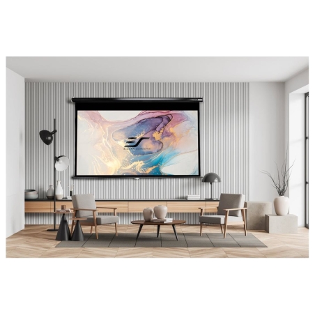 Elite Screens | Manual Series | M100UWH | Diagonal 100 " | 16:9 | Viewable screen width (W) 221 cm | Black