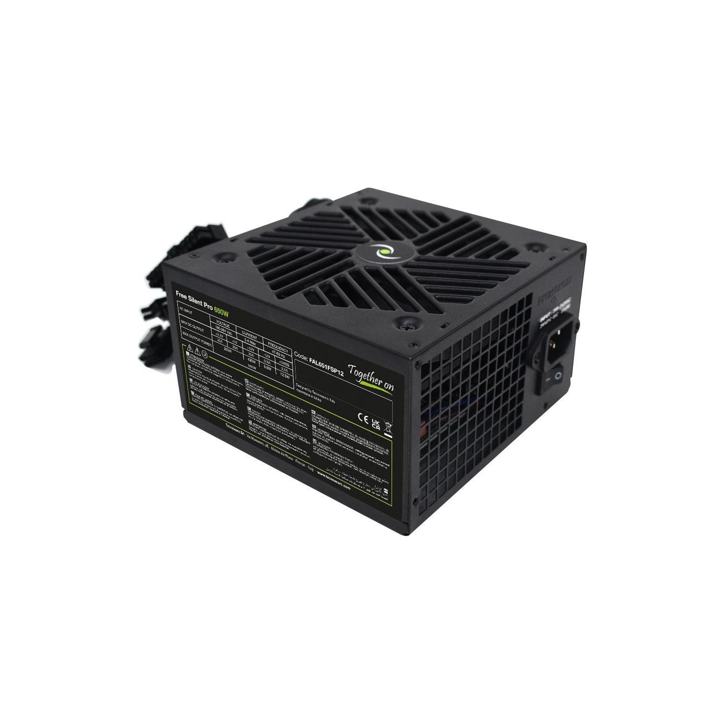 Tecnoware Power Supply|TECNOWARE|ATX|PC|180 - 264 V|650 W|FAL651FSP12