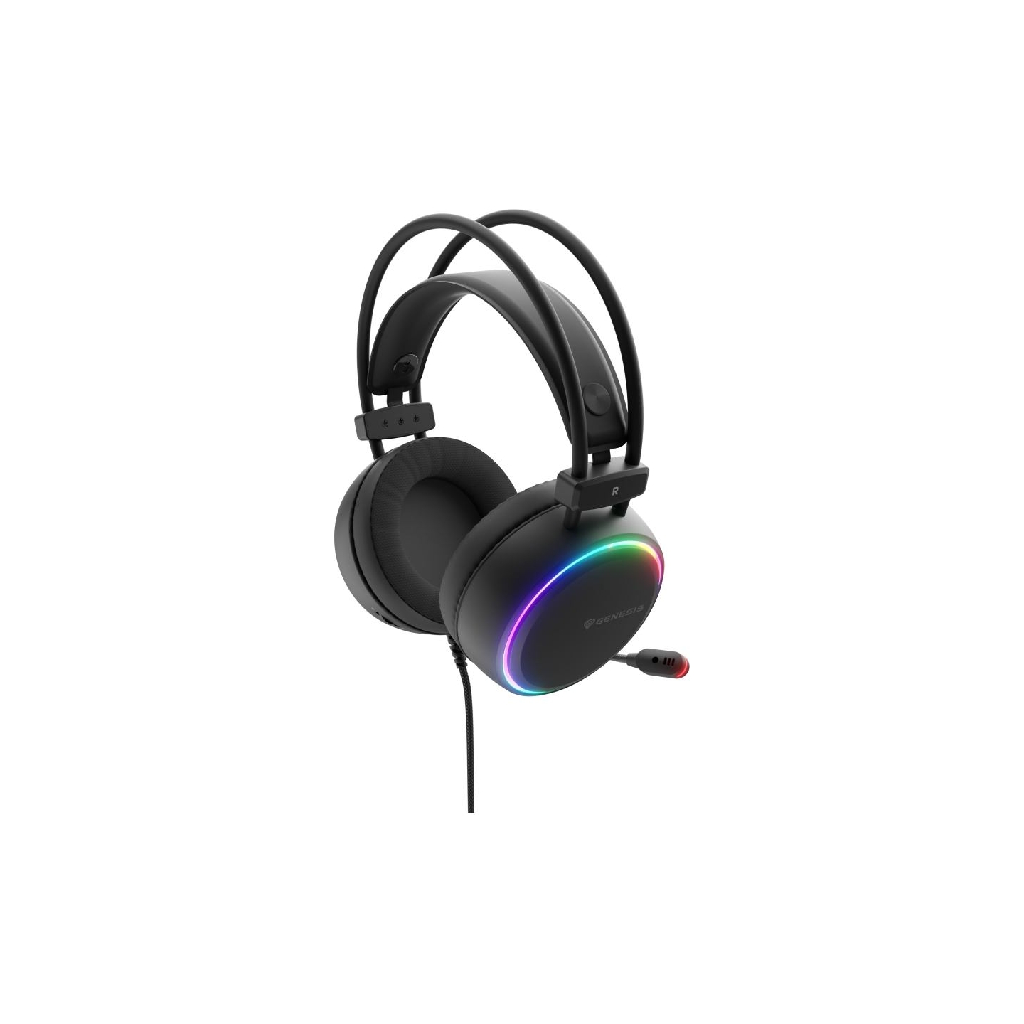 Genesis Gaming Headset | Neon 613 G2 | Wired | Over-ear | Microphone | Black