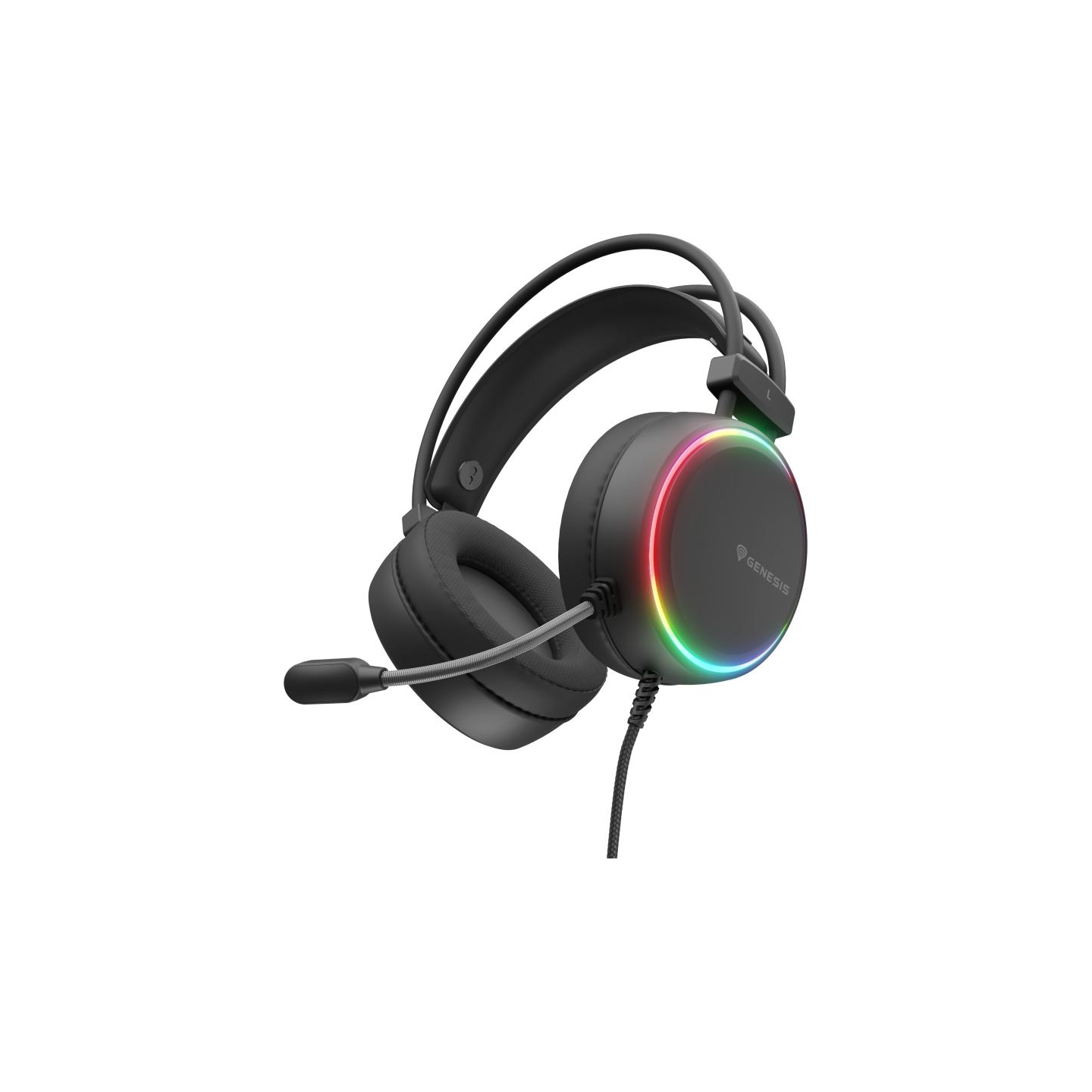 Genesis Gaming Headset | Neon 613 G2 | Wired | Over-ear | Microphone | Black