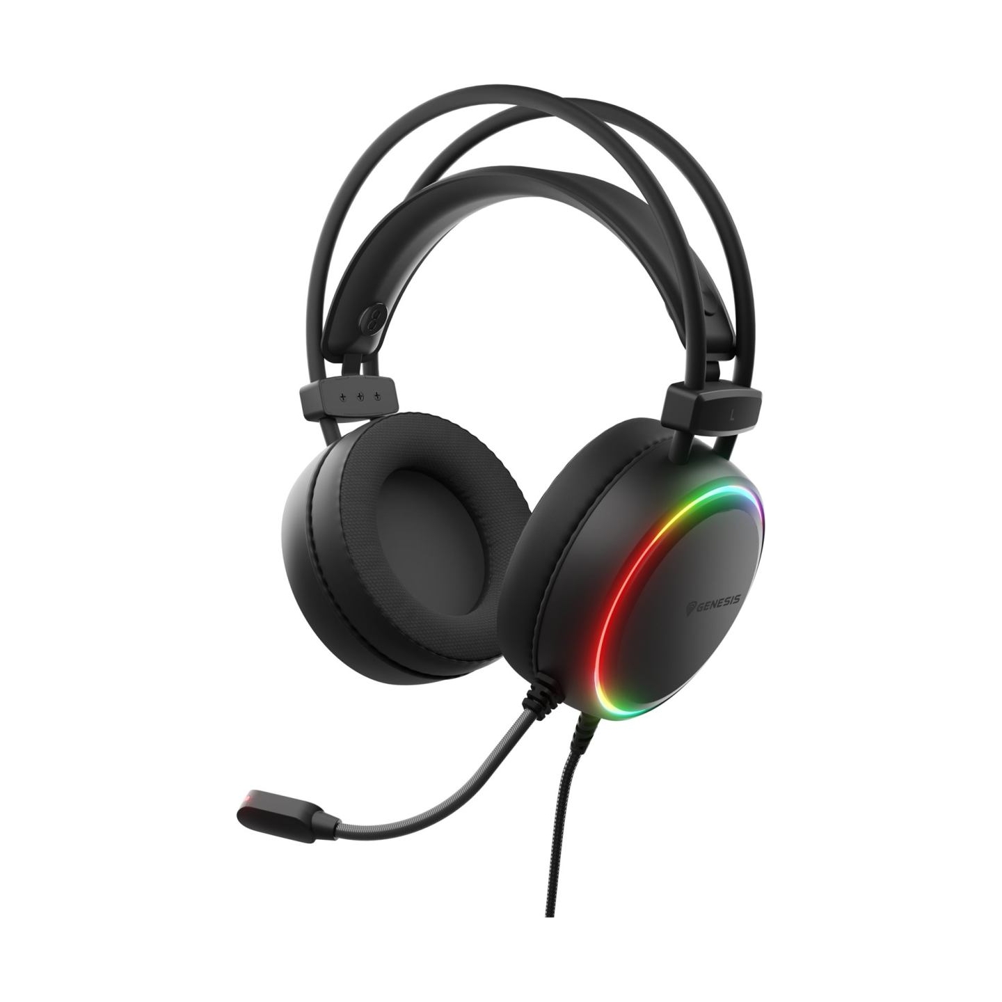Genesis Gaming Headset | Neon 613 G2 | Wired | Over-ear | Microphone | Black