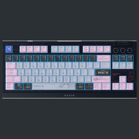 Razer | BlackWidow V4 Tenkeyless HyperSpeed | Gaming Keyboard | Wireless | US | Orange Switch | Wuthering Waves Edition