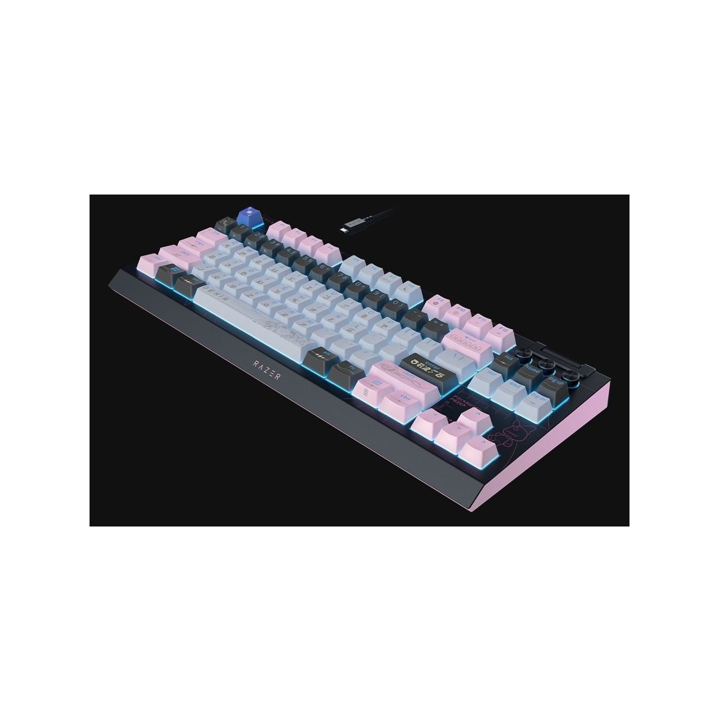 Razer | BlackWidow V4 Tenkeyless HyperSpeed | Gaming Keyboard | Wireless | US | Orange Switch | Wuthering Waves Edition