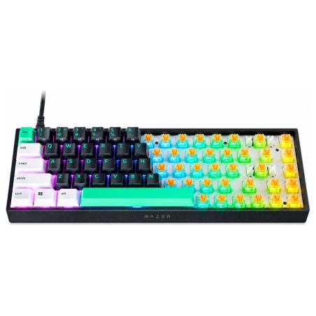 Razer | Reclusa X Mini 65% | Mechanical Gaming Keyboard | Wired | US | Razer Mechanical Switches Gen-3 (Tactile) | Black