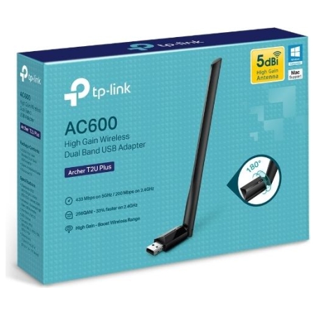 Tp-Link | Dual Band USB 2.0 Adapter | Archer T2U Plus