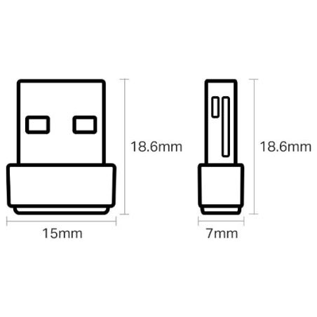 Tp-Link | Dual Band USB 2.0 Adapter | Archer T2U Nano
