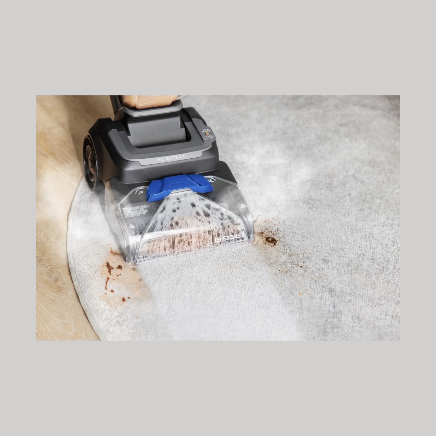 Bissell Carpet Cleaner | PowerWash Hydrosteam | Corded operating | Washing function | 1400 W | Black/Cobalt Blue