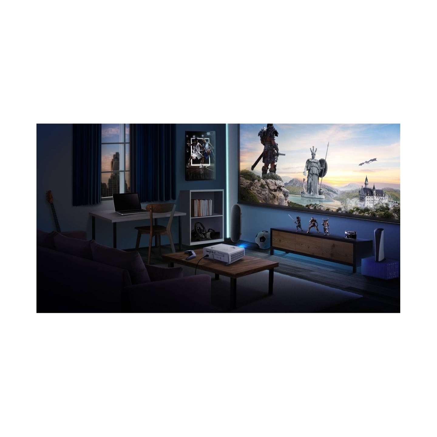 Benq | X500i | 4K UHD (3840 x 2160) | 2200 ANSI lumens | White/Black | Wi-Fi