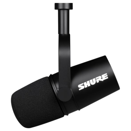 Shure | Podcast Microphone | MV7X | Black