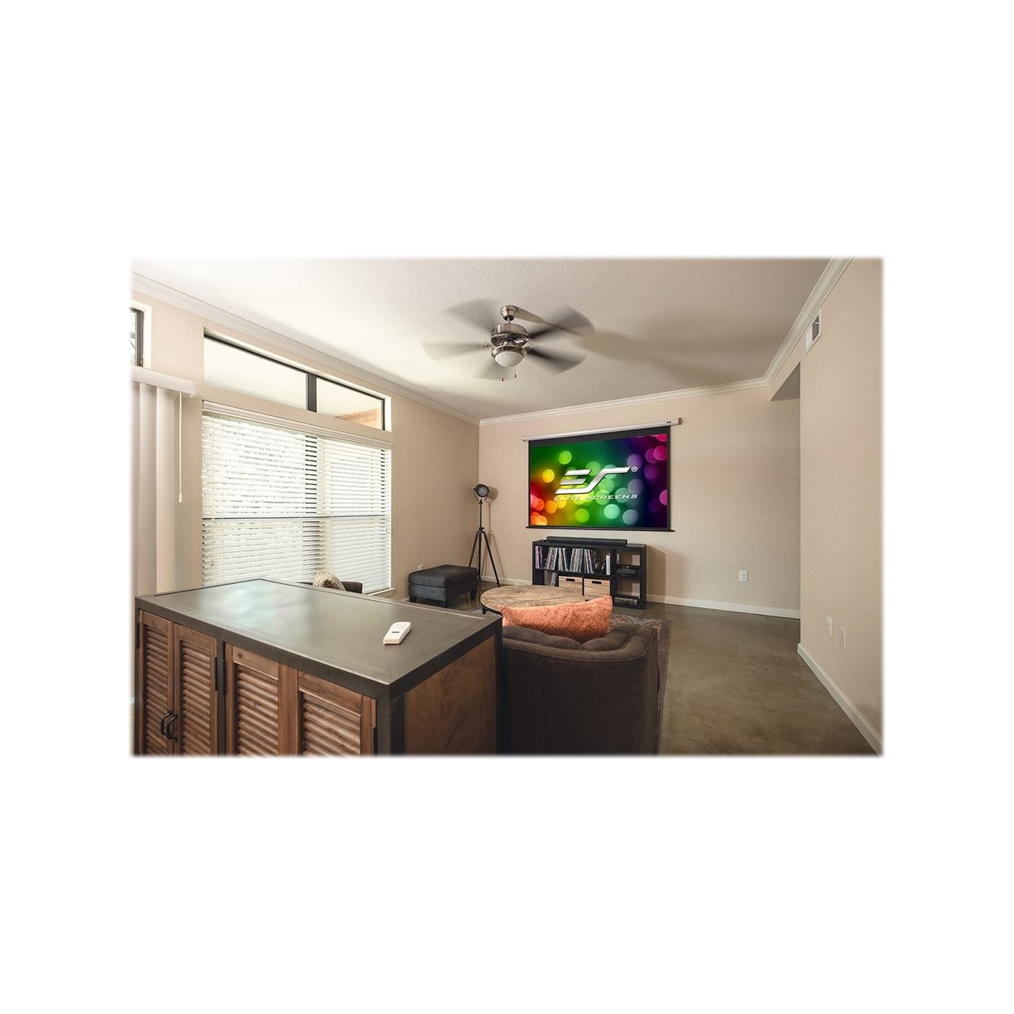 Elite Screens | Spectrum Series | Electric120V | Diagonal 120 " | 4:3 | Viewable screen width (W) 244 cm | White