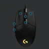 Logitech G203 LIGHTSYNC Corded Gaming Mouse - BLACK - USB