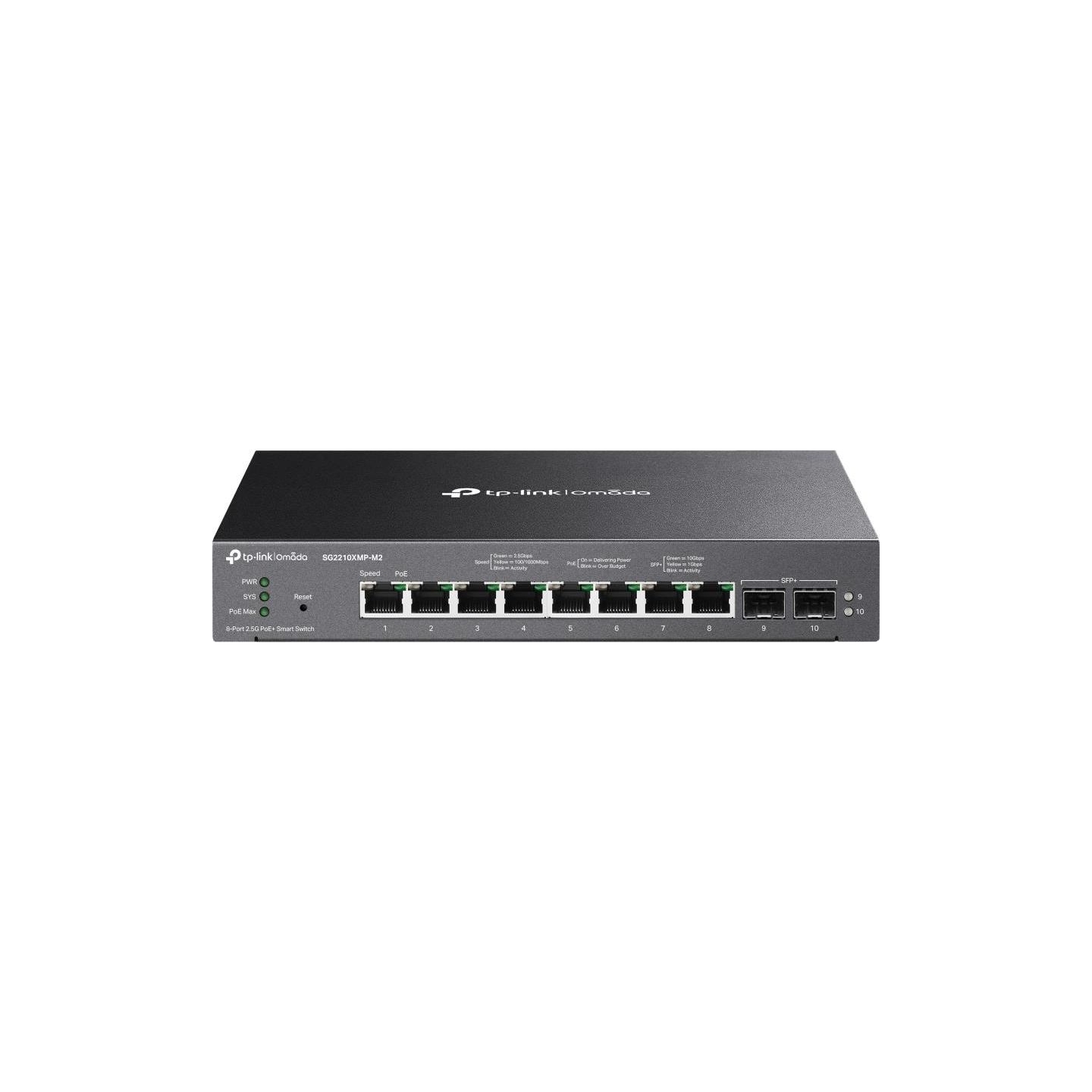 Tp-Link SG2210XMP-M2 sw itch 8x2.5GE PoE+ 2SFP+
