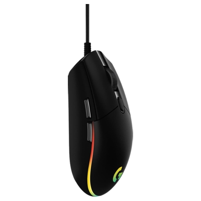 Logitech G203 LIGHTSYNC Corded Gaming Mouse - BLACK - USB