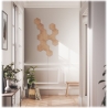 Nanoleaf | Elements Wood Look Hexagons Starter Kit (13 panels) | Cool White + Warm White
