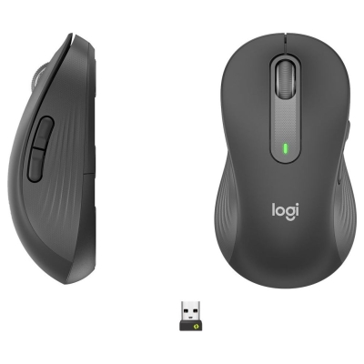 Logitech Wireless Mouse M650 L left handed Graphite (910-006239) / 910-006239