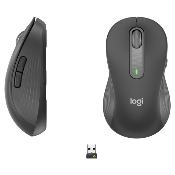 Logitech Wireless Mouse M650 L left handed Graphite (910-006239) / 910-006239