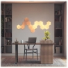 Nanoleaf | Elements Wood Look Hexagons Starter Kit (13 panels) | Cool White + Warm White
