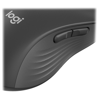 Logitech Signature M650 L Left Wireless Mouse, RF Wireless + Bluetooth, 2000 DPI, Graphite | Logitech