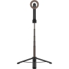 Fixed | Selfie stick with tripod | MagSnap | Bluetooth | Black | 72 cm | Aluminum alloy, ABS, PC | 170 g