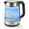 ETA | ETA615390000 | Standard kettle | 2200 W | 1.7 L | Glass | 360° rotational base | Stainless steel/Black
