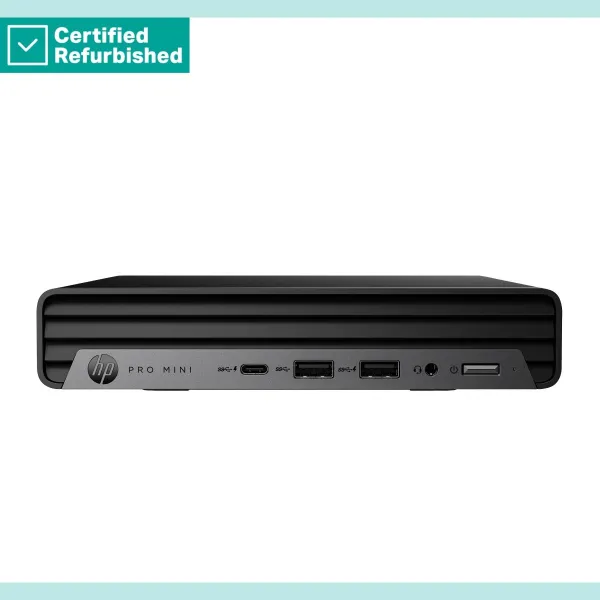 HP RENEW SILVER HP Pro 400 G9 Mini - i5-13500T, 8GB, 256GB SSD, USB Mouse, Win 11 Pro, 1 years / A1HC5ESR#ABU