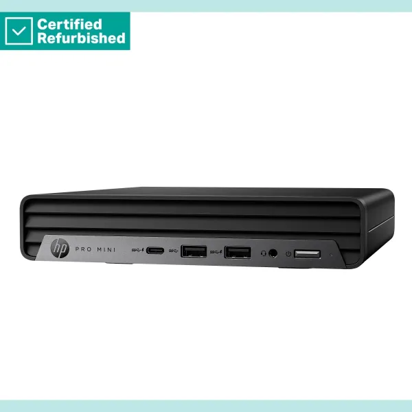 HP RENEW SILVER HP Pro 400 G9 Mini - i5-13500T, 8GB, 256GB SSD, USB Mouse, Win 11 Pro, 1 years / A1HC5ESR#ABU