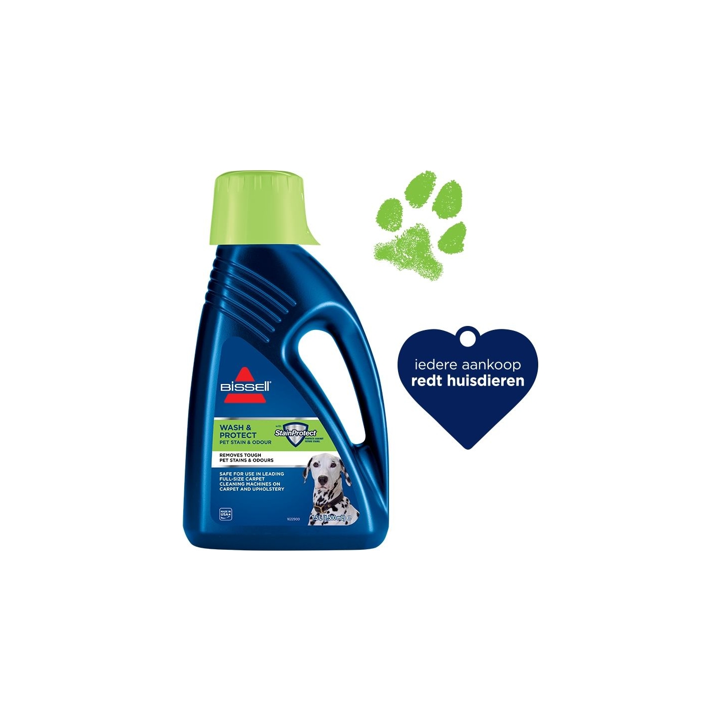 Bissell | Wash & Protect Pet Formula | 1500 ml | 1 pc(s)