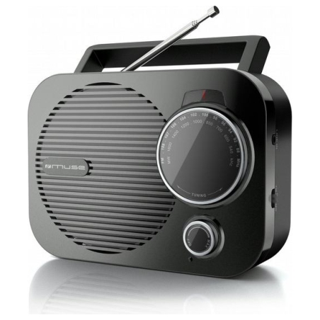 Muse | M-050 R | Portable radio | AUX in | Black