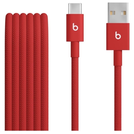 Apple USB-A to USB-C Woven Cable (1.5 m) - Rapid Red