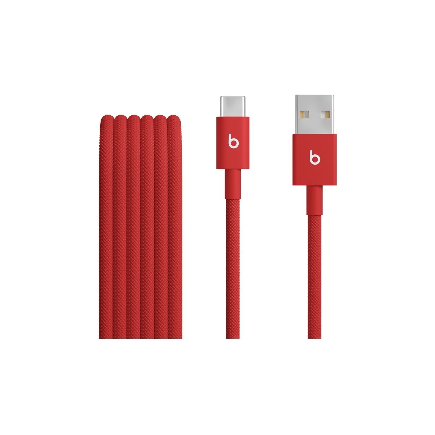 Apple USB-A to USB-C Woven Cable (1.5 m) - Rapid Red