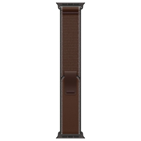 Apple 49mm Dark Umber Trail Loop - S/M - Black Titanium Finish | Apple