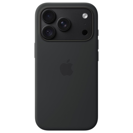 Apple iPhone 18 Pro Silicone Case with MagSafe - Black | Apple