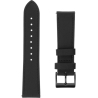 Fixed | Leather Strap with Quick Release 22mm for Smartwatch | Black