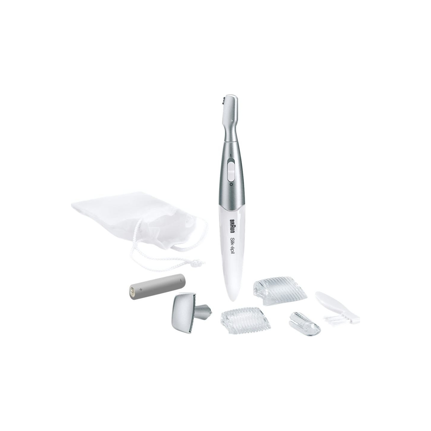 Braun Precision hair remover | Silk-épil FG1100 | Cordless | Number of length steps 2 | White