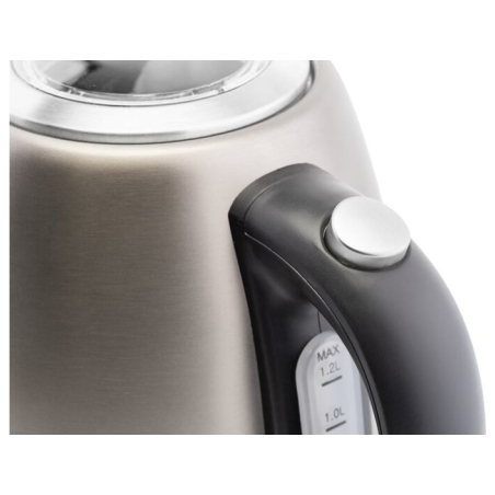 ETA | Kettle | Ela mini ETA859990040 | Standard | 2100 W | 1.2 L | Stainless steel | 360° rotational base | Grey