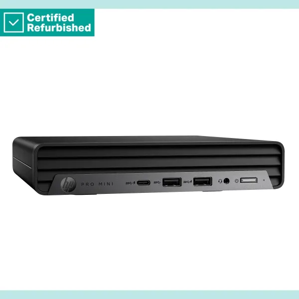 HP RENEW SILVER HP Pro 400 G9 Mini - i5-13500T, 8GB, 256GB SSD, USB Mouse, Win 11 Pro, 1 years / 623T0ETR#AB9