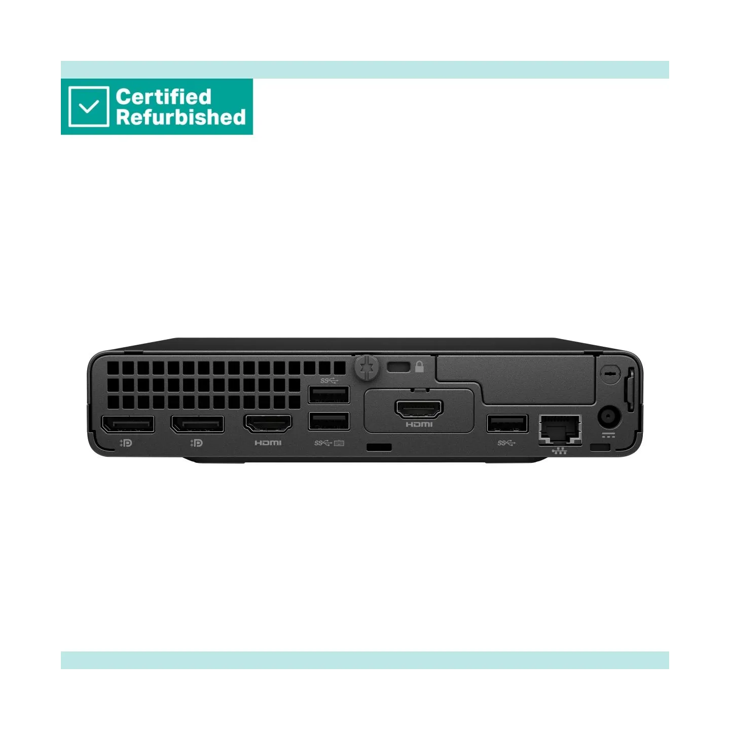 HP RENEW SILVER HP Pro 400 G9 Mini - i5-13500T, 8GB, 256GB SSD, USB Mouse, Win 11 Pro, 1 years / 623T0ETR#AB9