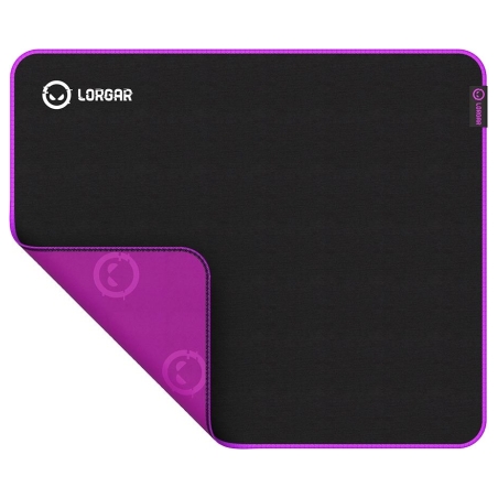 Lorgar Main 315, Gaming mouse pad, High-speed surface, Purple anti-slip rubber base, size: 500mm x 420mm x 3mm, weight 0.39kg