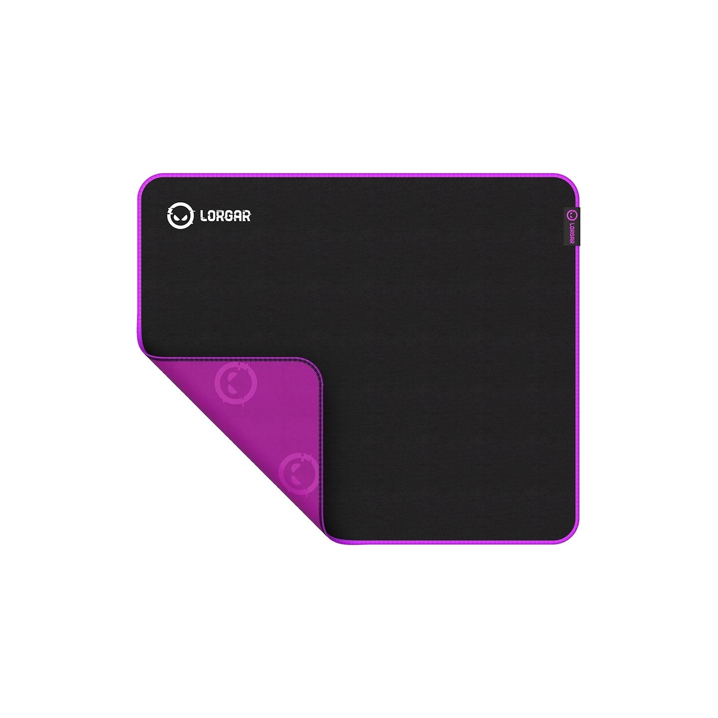Lorgar Main 315, Gaming mouse pad, High-speed surface, Purple anti-slip rubber base, size: 500mm x 420mm x 3mm, weight 0.39kg