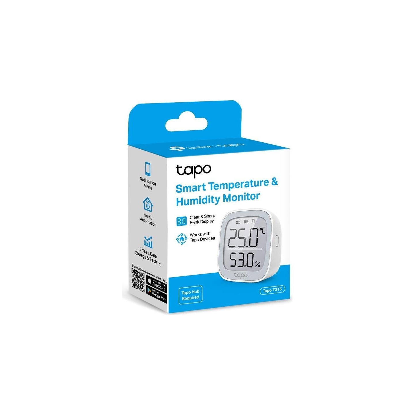 Tp-Link SMART HOME TEMPERATURE&HUMIDIT/SENSOR TAPO T315 TP-LINK