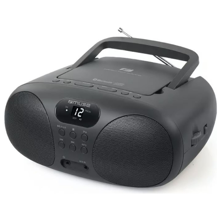 Muse Portable Radio CD Player With Bluetooth | MD-208BT | AUX in