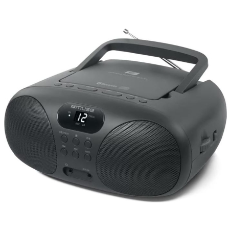 Muse Portable Radio CD Player With Bluetooth | MD-208BT | AUX in
