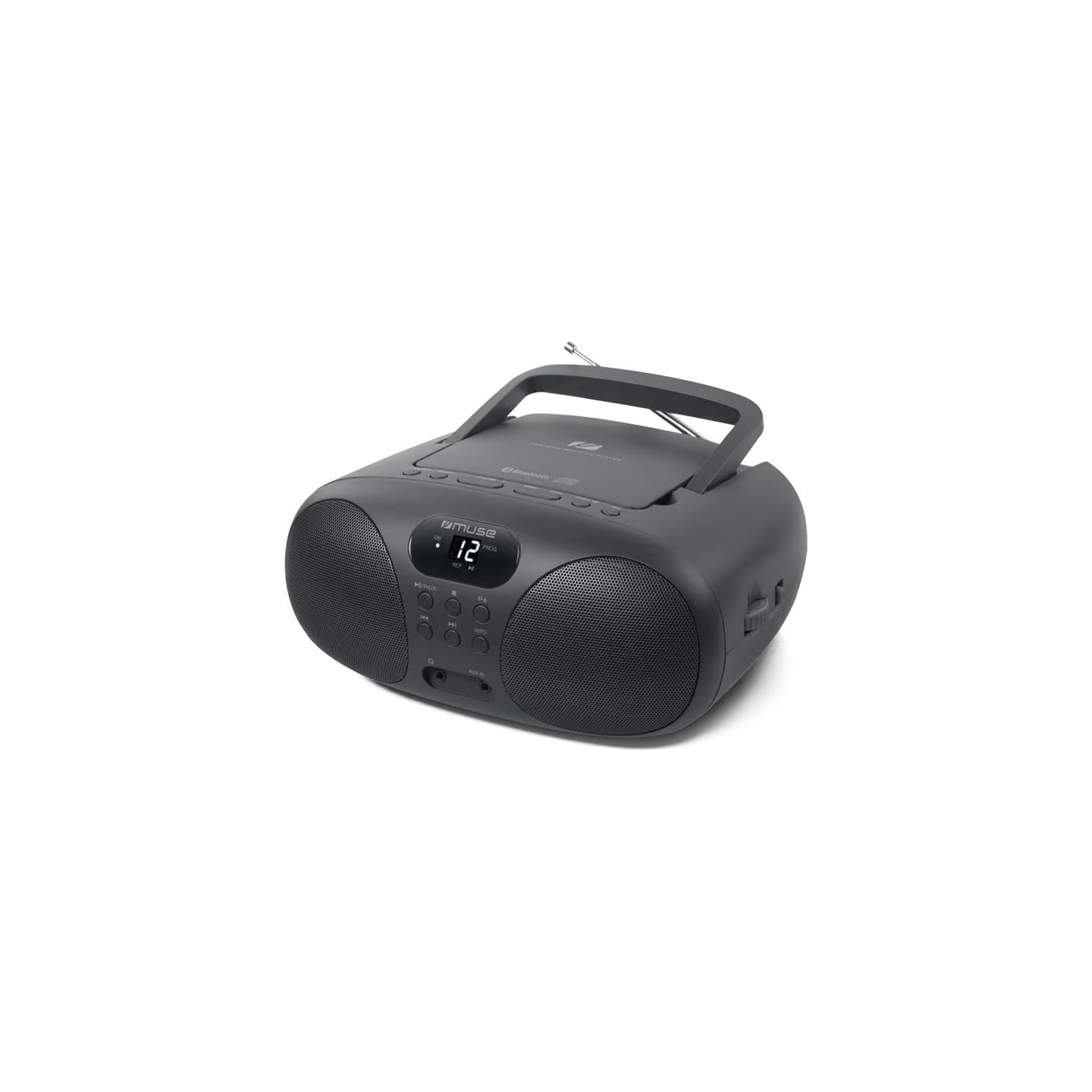 Muse Portable Radio CD Player With Bluetooth | MD-208BT | AUX in
