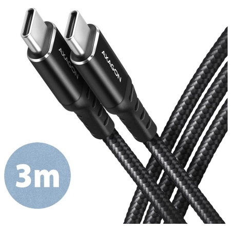 Axagon | Data and charging cable, 3 m | BUCM-CM30AB | USB Type C to USB Type C