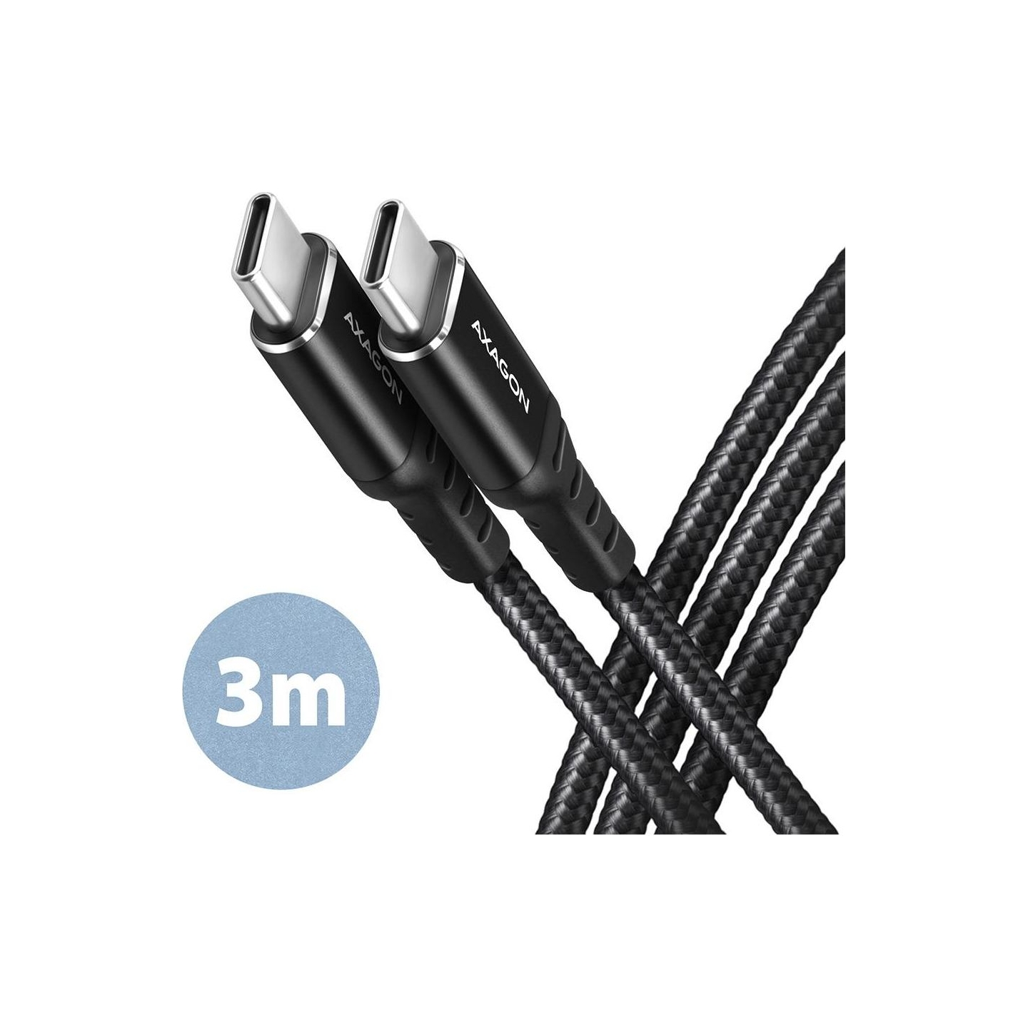 Axagon | Data and charging cable, 3 m | BUCM-CM30AB | USB Type C to USB Type C