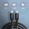 Axagon | Data and charging cable, 3 m | BUCM-CM30AB | USB Type C to USB Type C