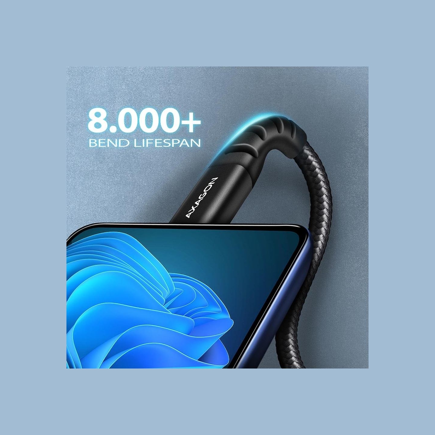 Axagon | Data and charging cable, 3 m | BUCM-CM30AB | USB Type C to USB Type C