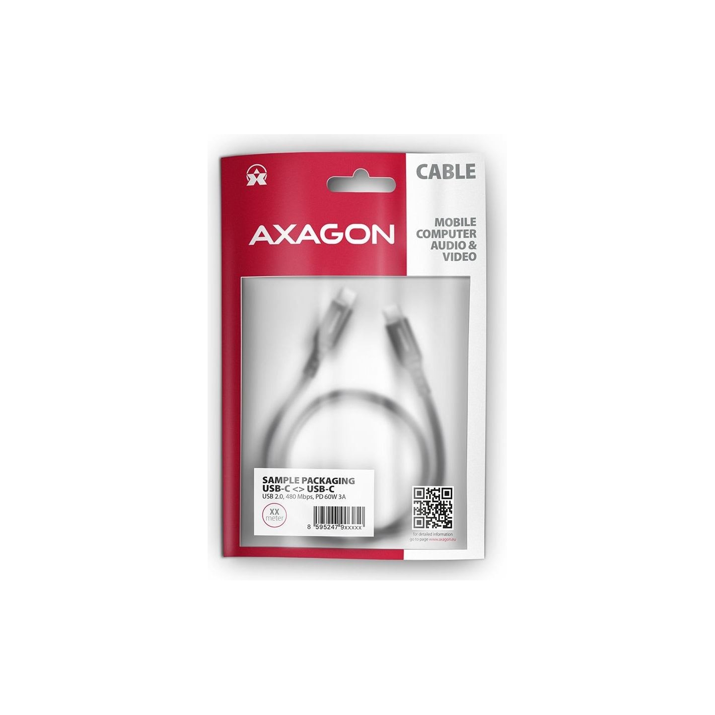 Axagon | Data and charging cable, 3 m | BUCM-CM30AB | USB Type C to USB Type C