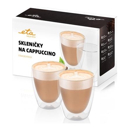 ETA | Cappuccino cups | ETA418193010 | For cappuccino coffee | 2 pc(s) | Dishwasher proof | Glass